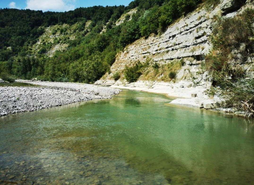 Il Nido Di Matilde _Monolocale Design Sul Fiume_ Apartman Rossena Kültér fotó